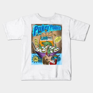 Pukey products 11 “Gator Flakes” Kids T-Shirt